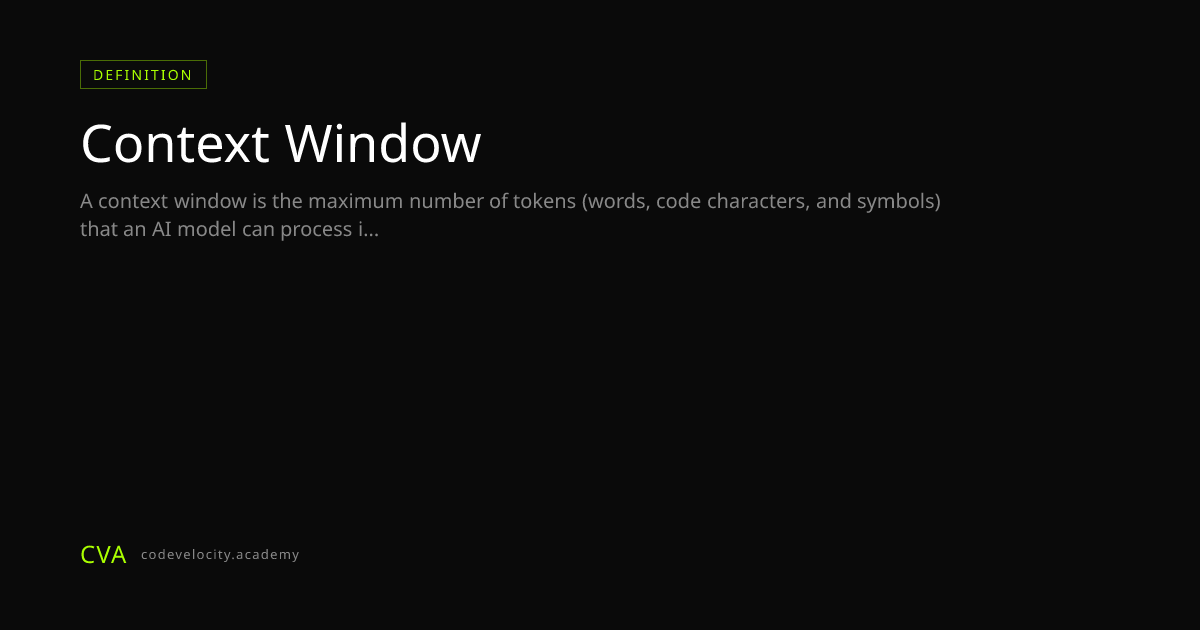 What Is a Context Window? Token Limits in AI Models Explained