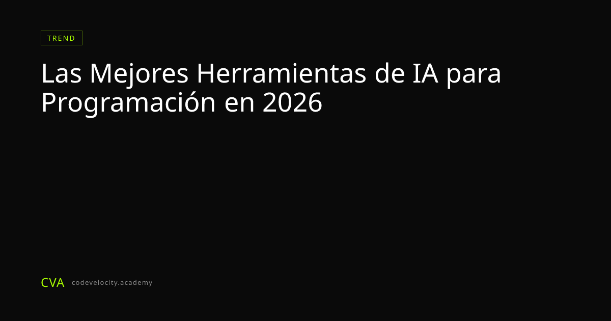 Las Mejores Herramientas de IA para Programación en 2026 | Code ...