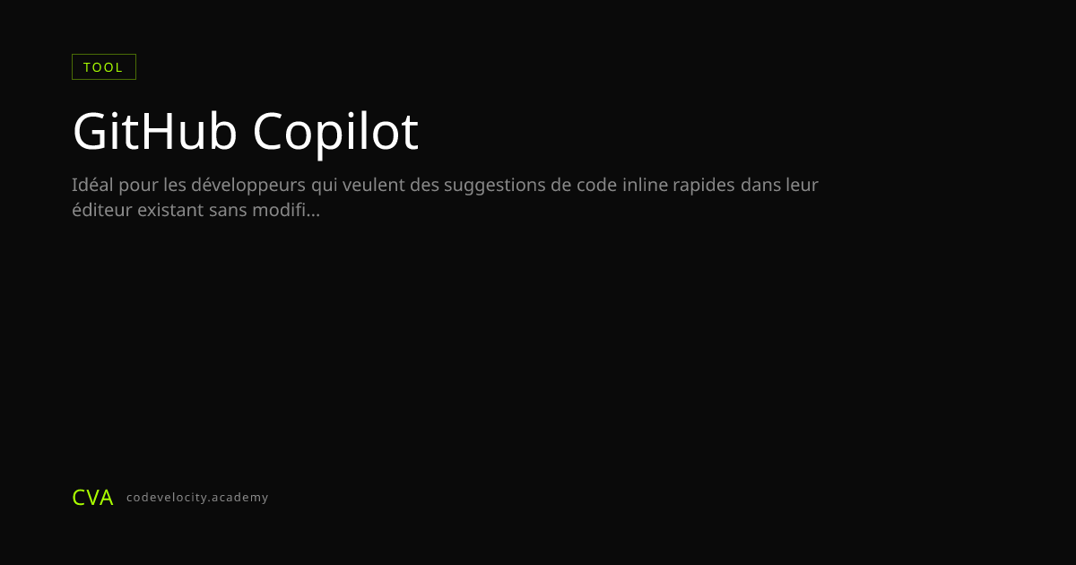 GitHub Copilot : la programmation en binôme IA de GitHub