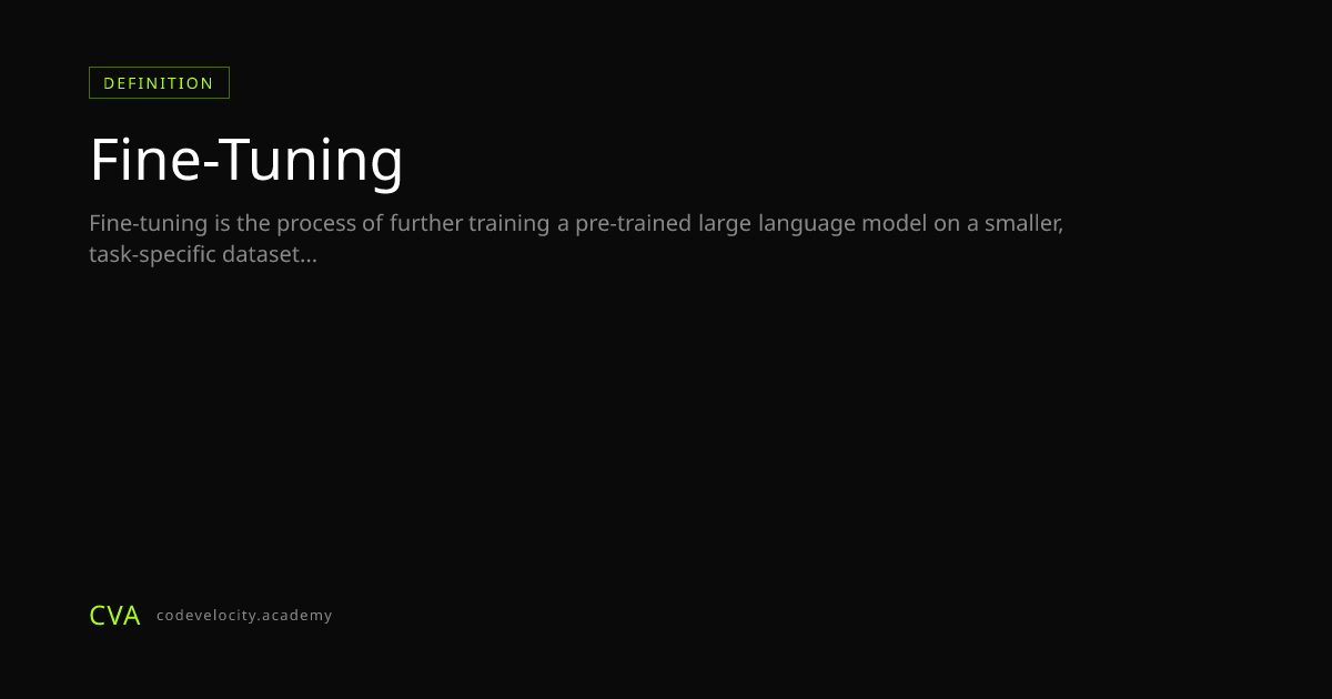 What Is Fine-Tuning in AI? Customizing LLMs for Specific Tasks