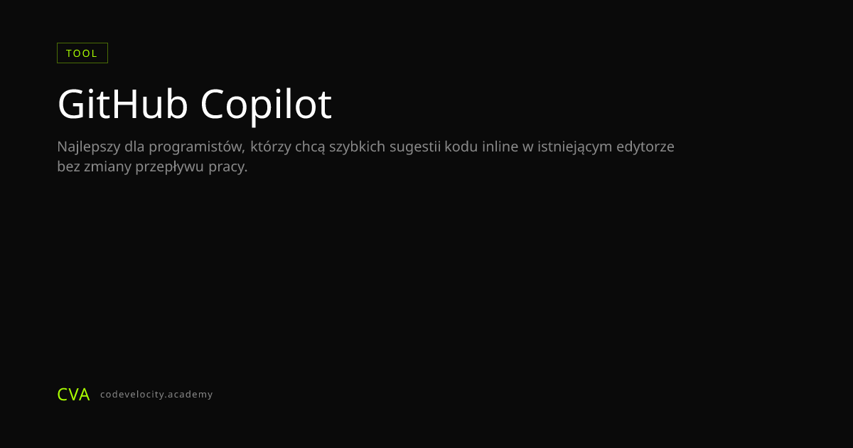 GitHub Copilot: AI pair programming od GitHub