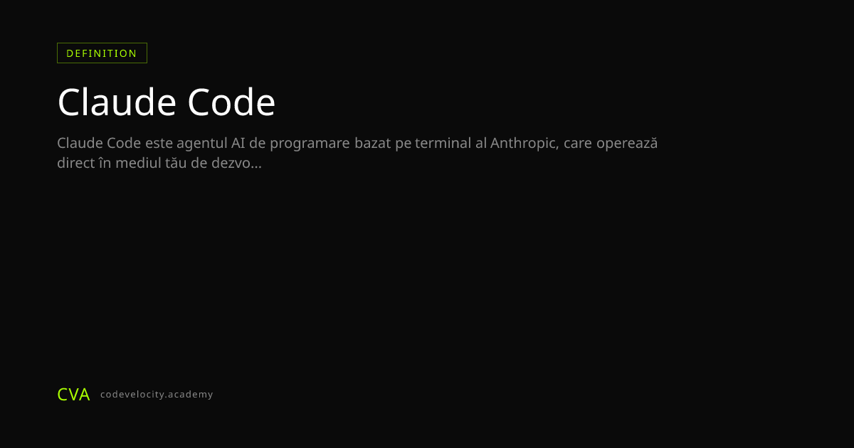 Ce Este Claude Code? Agentul CLI de Programare al Anthropic Explicat